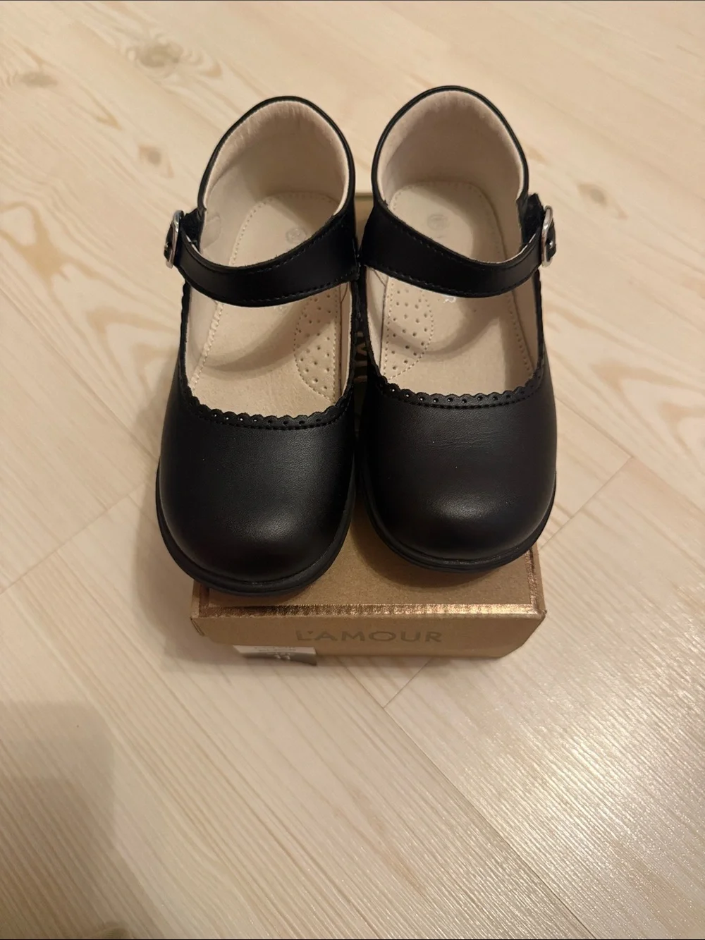 L'Amour Black Girls Mary Jane Dress Shoes